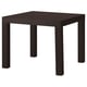 LACK Table d'appoint, brun noir, 55x55 cm