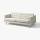LANDSKRONA Canapé 3 places, Gunnared beige/bois