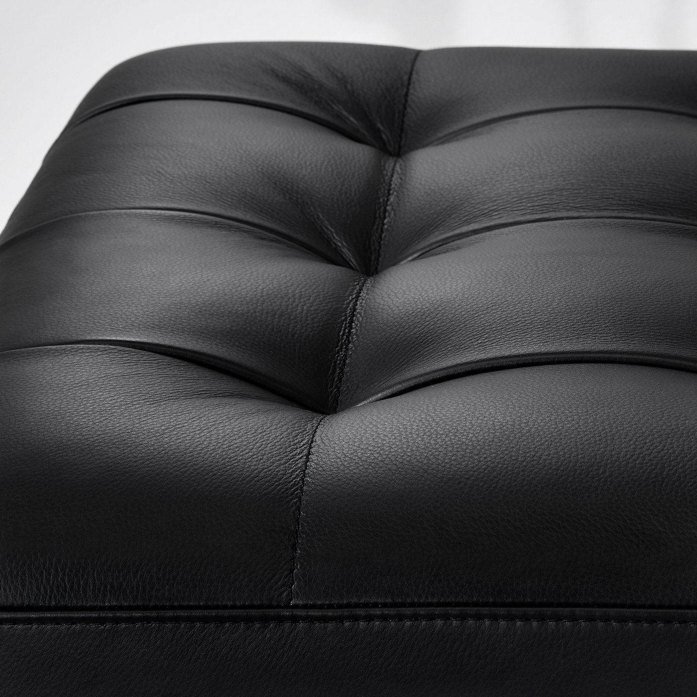 Repose-pieds IKEA LANDSKRONA 44x77 Cm – Grann/Bomstad – Noir/métal – Neuf