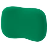 Coussin de dossier LÅNESPELARE vert, rectangulaire avec des bords lisses.