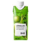 Carton à smoothie vert, 330ml - ikea LÅNGLUR