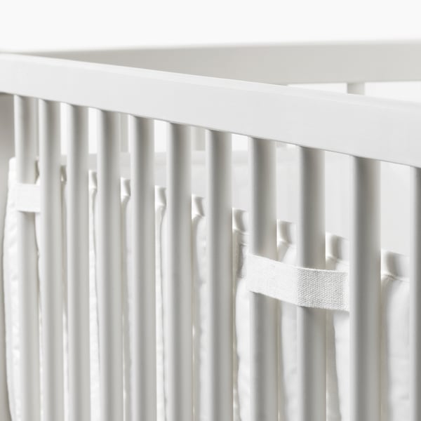 LEN Tour de lit bébé, blanc, 60x120 cm - IKEA Belgique