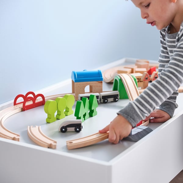 Train et Circuit en Bois Enfant