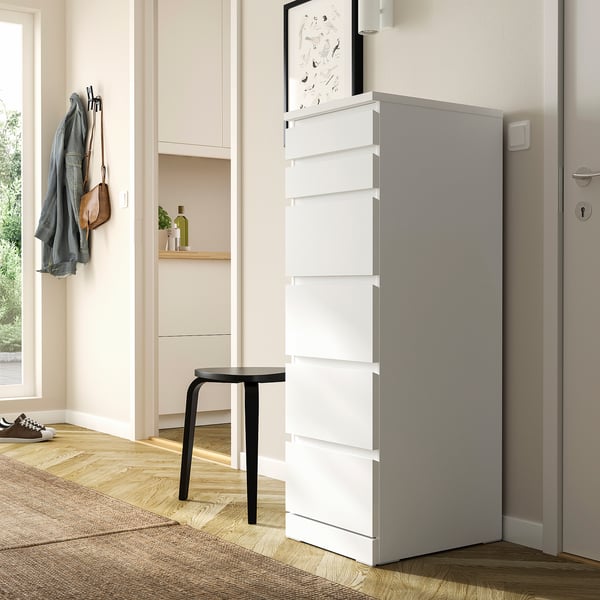 Aan het liegen Ineenstorting Vervormen MALM Commode 6 tiroirs, blanc, miroir, 40x123 cm - IKEA Belgique