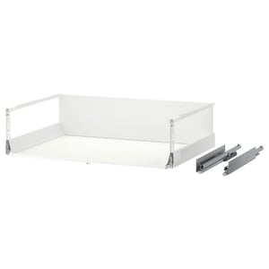 METOD / MAXIMERA élément bas 3 tiroirs, blanc/Veddinge blanc, 60x60 cm