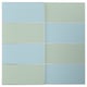 Armoire MEHAMN : 2 portes bleues, 2 portes beiges, rails en aluminium