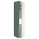 METOD Armoire réfrigérateur/congél+3ptes, blanc/Aspudden gris-vert foncé, 60x60x240 cm