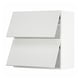 Meubles de cuisine METOD en blanc avec un design angulaire.