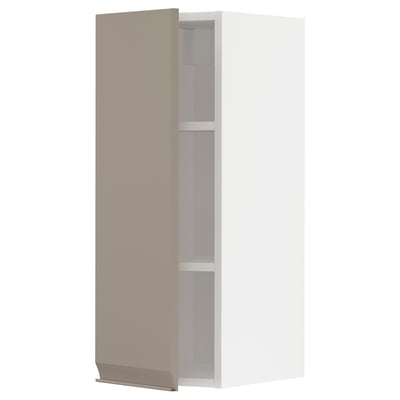 Armoire de cuisine METOD, gris-beige, rectangulaire, design moderne.