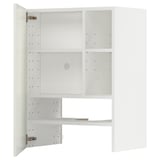 Armoire de cuisine METOD, blanc cassé, étagères réglables, design carré.