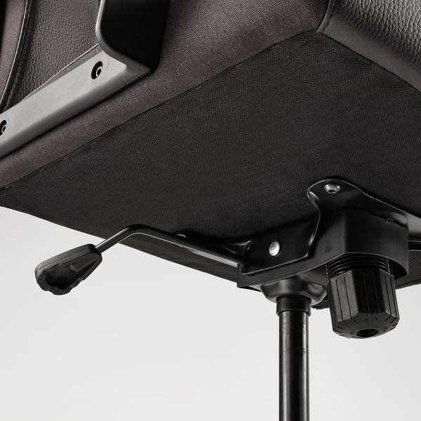 Détail de base de chaise de bureau de haute qualité, mettant en valeur des composants en métal et en plastique durables, assurant stabilité et confort.