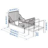 Illustration avec les mesures du produit : MINNEN.
