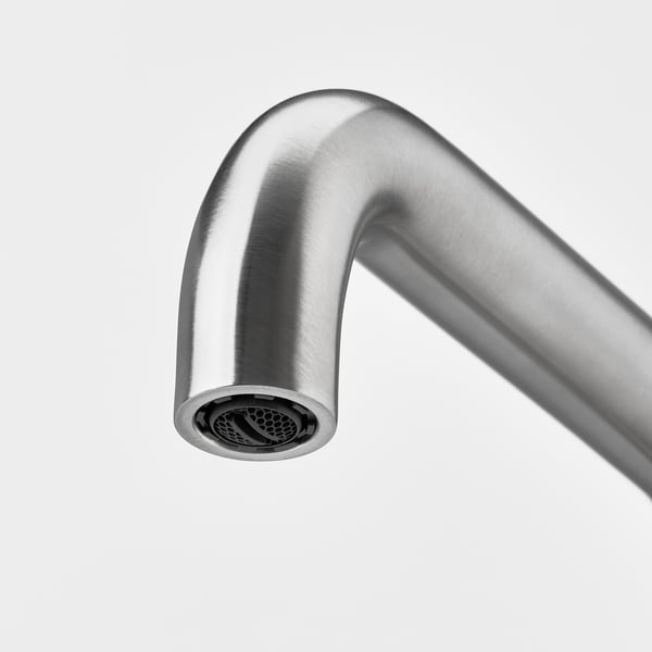 MÖRKASJÖN Mitigeur de cuisine monocommande, couleur acier inox