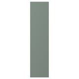 Panneau rectangulaire gris-vert, texture lisse, design moderne.