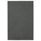 Option : Paillasson gris foncé nommé ÖSTERILD, forme rectangulaire avec motif losange, fabriqué à partir de polyester recyclé.