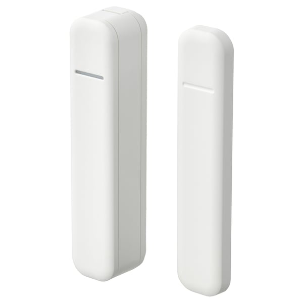Deux capteurs de fenêtre PARASOLL blancs, élégants et rectangulaires, placés côte à côte.