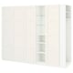 PAX / BERGSBO Combinaison armoire, blanc blanc/blanc, 255x60x201 cm