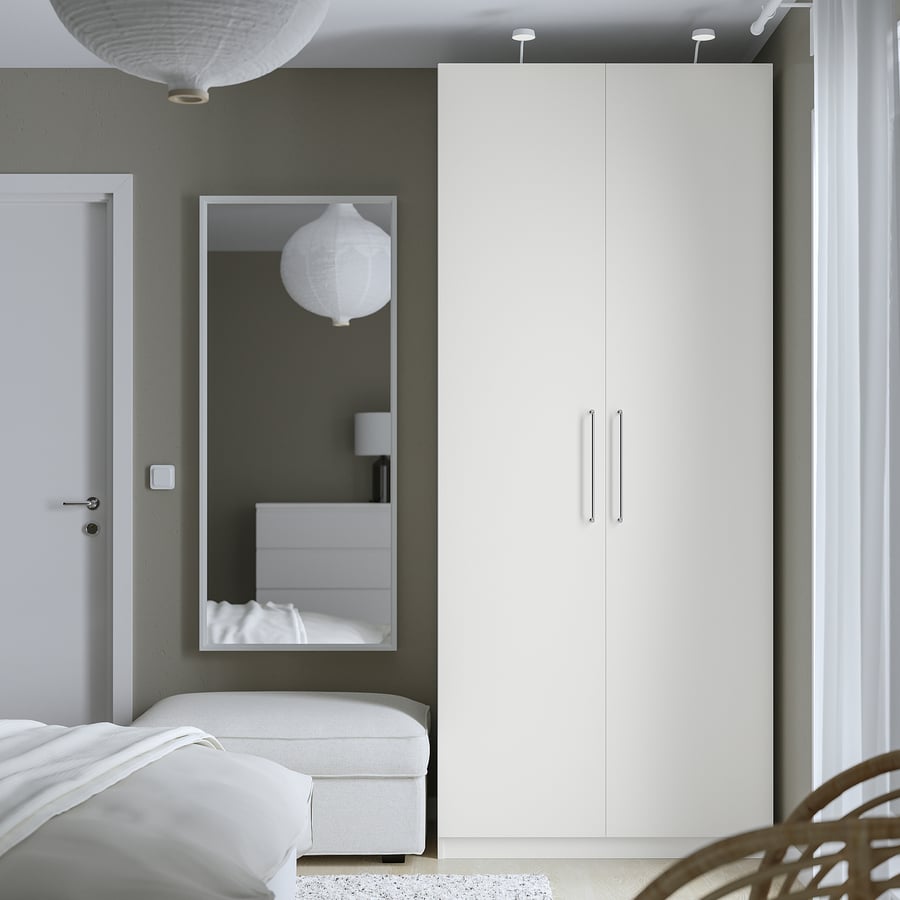 PAX / FORSAND Combinaison armoire, blanc/blanc, 100x60x236 cm IKEA