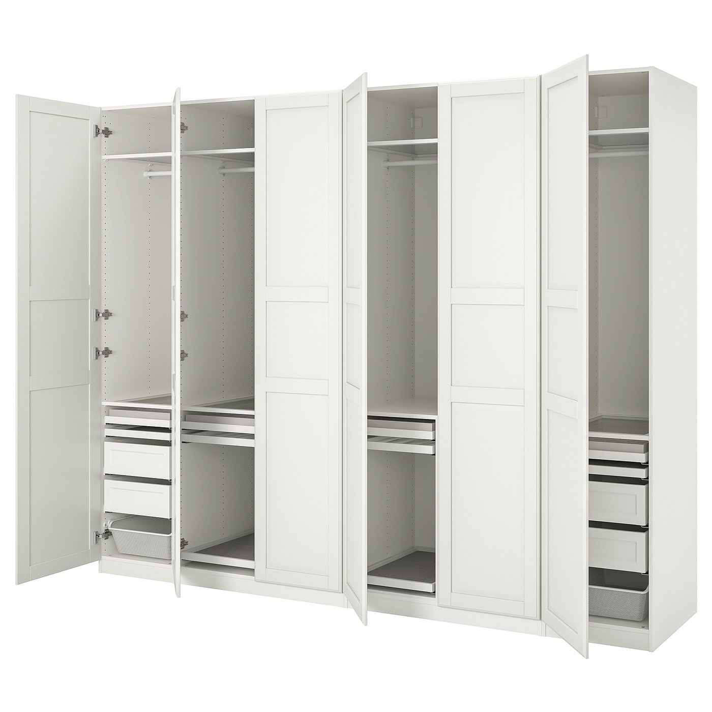 PAX / TYSSEDAL Combinaison armoire blanc, blanc IKEA
