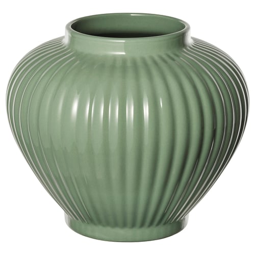 PELARBJÖRK Vase - gris vert 20 cm