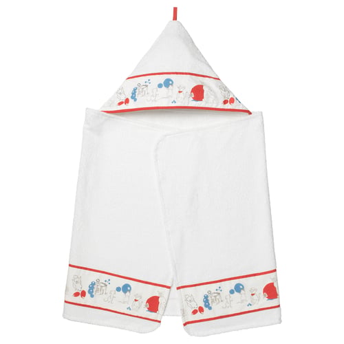 Rodhake Cape De Bain Bebe Motif Lapins Myrtilles 60x125 Cm Ikea