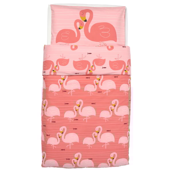 Rorande Housse Couette Et Taie Bebe Flamant Rose 110x125 35x55 Cm Ikea Rorande Housse Couette Et Taie Bebe Flamant Rose 110x125 35x55 Cm Ikea