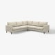 SALTSJÖBADEN Canapé d'angle, 4 places, Fridtuna beige clair