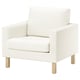 SALTSJÖBADEN Fauteuil, Blekinge blanc