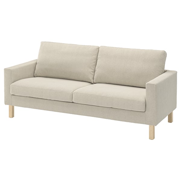 SALTSJÖBADEN Housse canapé 3 pl, Fridtuna beige clair