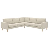SALTSJÖBADEN Housse canapé d'angle, 4 places, Fridtuna beige clair