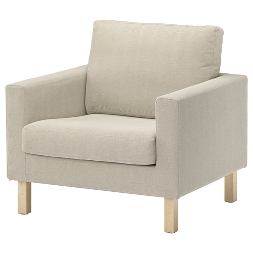 SALTSJÖBADEN Housse pour fauteuil, Fridtuna beige clair