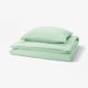SCHERSMIN Housse de couette et 1 taie, vert pâle, 150x200/50x60 cm