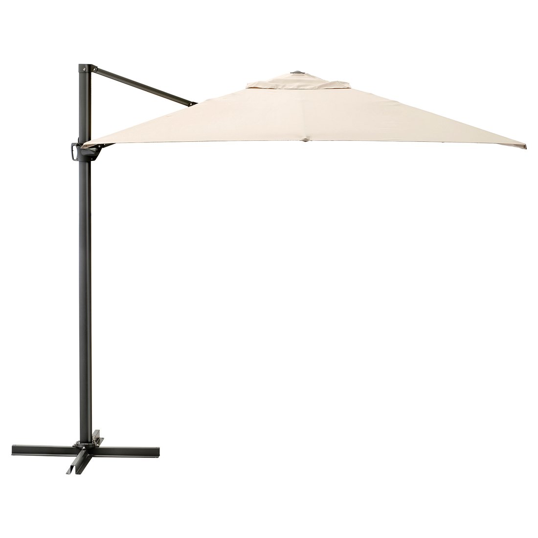 SEGLARÖ Parasol déporté, beige, inclinable IKEA