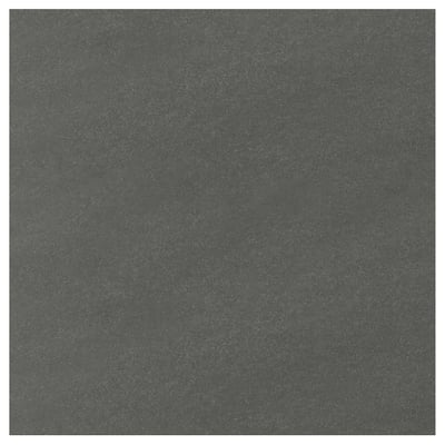 Panneau mural SIBBARP gris foncé, rectangulaire, stratifié haute pression.