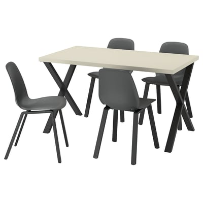 SKÅLSTA Table et 4 chaises, 140x80 cm