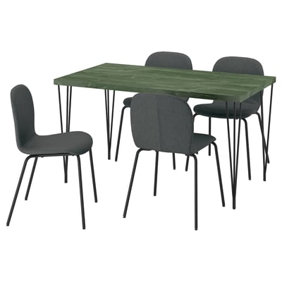 SKÅLSTA Table et 4 chaises, 140x80 cm