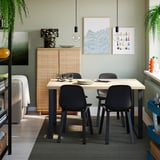 SKÅLSTA Table et 4 chaises, 140x80 cm