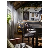 SKOGSBO Chaise, brun foncé