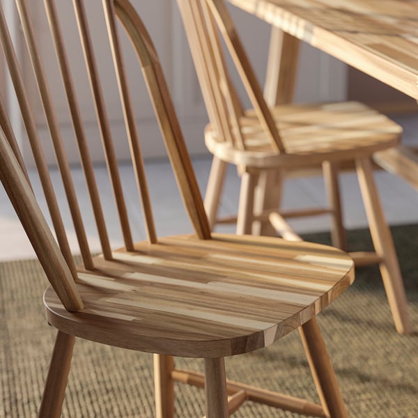 SKOGSTA Chaise, acacia