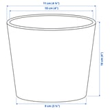 Illustration avec les mesures du produit : SKOGSVINBÄR.