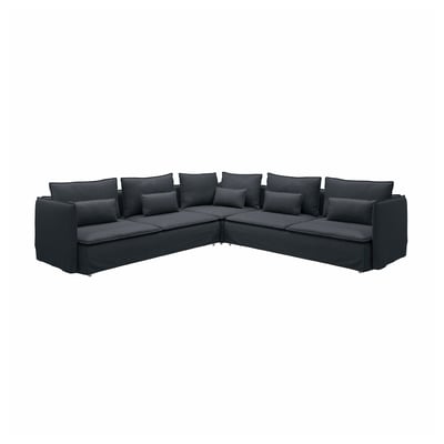 SÖDERHAMN Canapé d'angle, 6 places, Knäbäck anthracite
