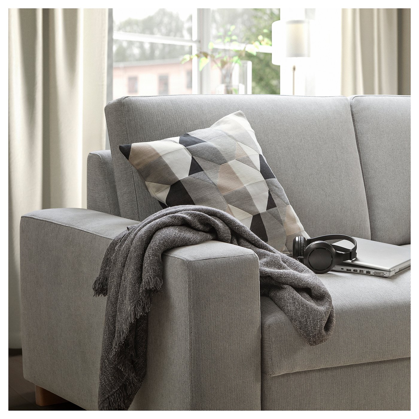 Lot De 2 Canapés En Cuir Blanc IKEA – Contemporain – Bon état