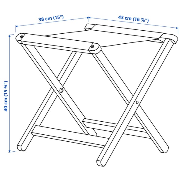 Illustration avec les mesures du produit : SOLUPPGÅNG.