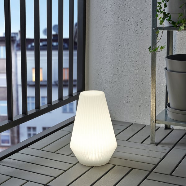 Solvinden Lampadaire A Energie Solaire A Led Exterieur Plastique