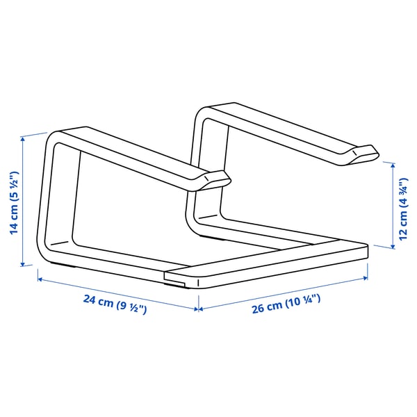 Illustration avec les mesures du produit : STENERIK.
