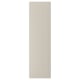 Porte d’armoire STENSUND beige avec rainures horizontales, panneaux de fibres, peinture acrylique et polyester.