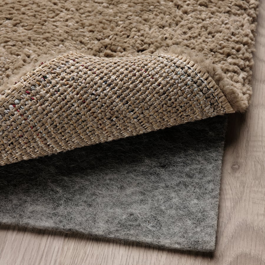 STOENSE Tapis, poils ras, beige, 133x195 cm IKEA Belgique