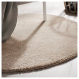 STOENSE Tapis, poils ras, blanc cassé, 130 cm