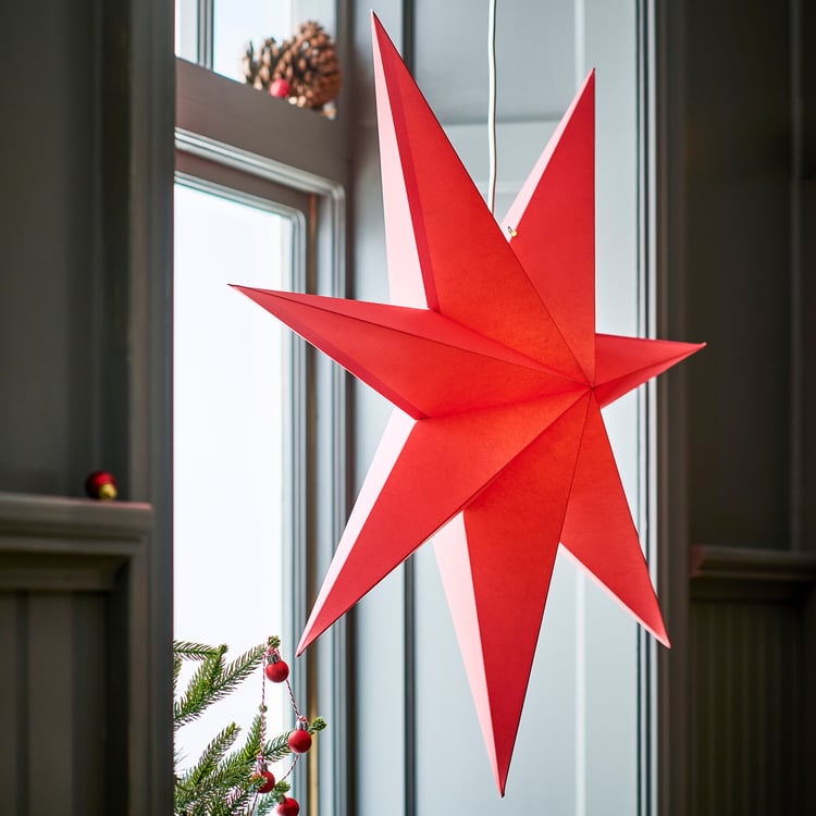 Lot lampe étoile Ikea strala et 2 autres étoiles - Décoration
