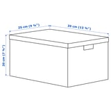 Illustration avec les mesures du produit : TJENA.